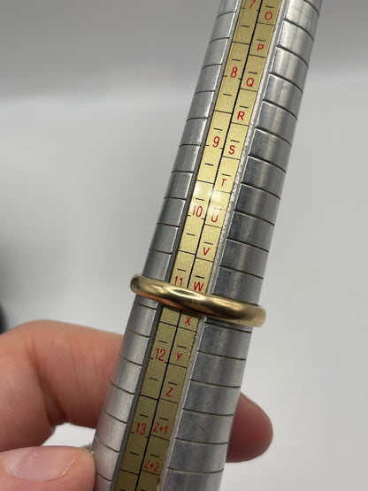 9ct gold diamond signet ring
