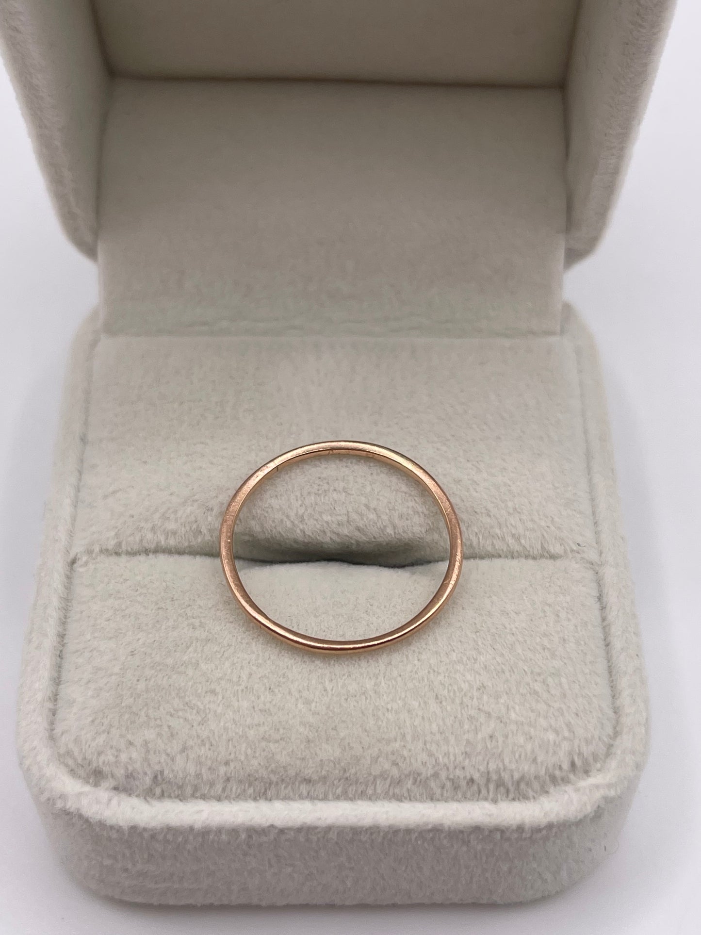 9ct rose gold band