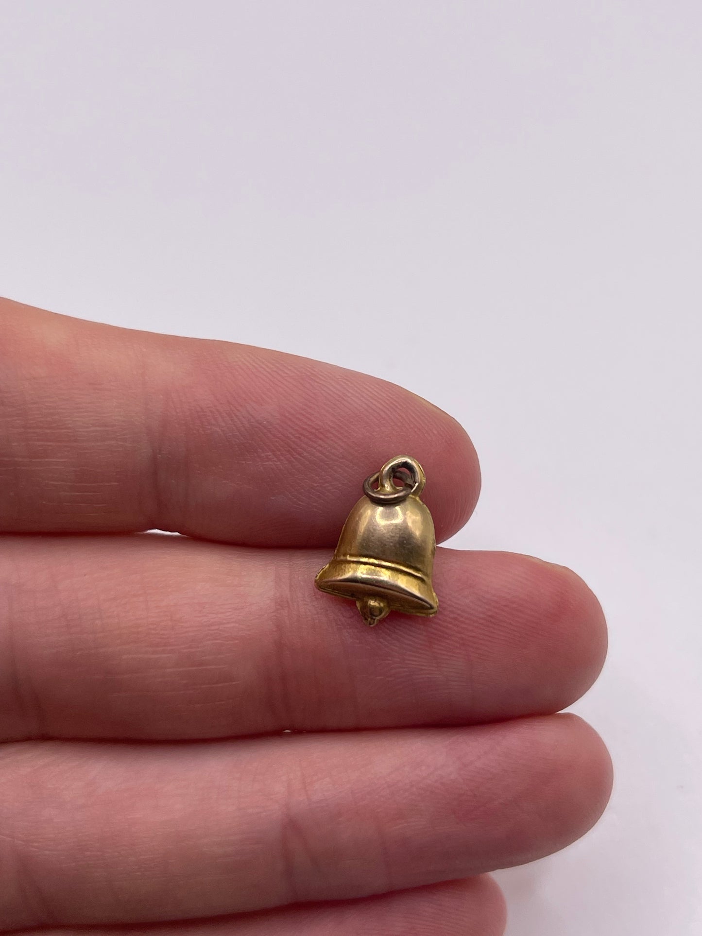 9ct gold bell charm