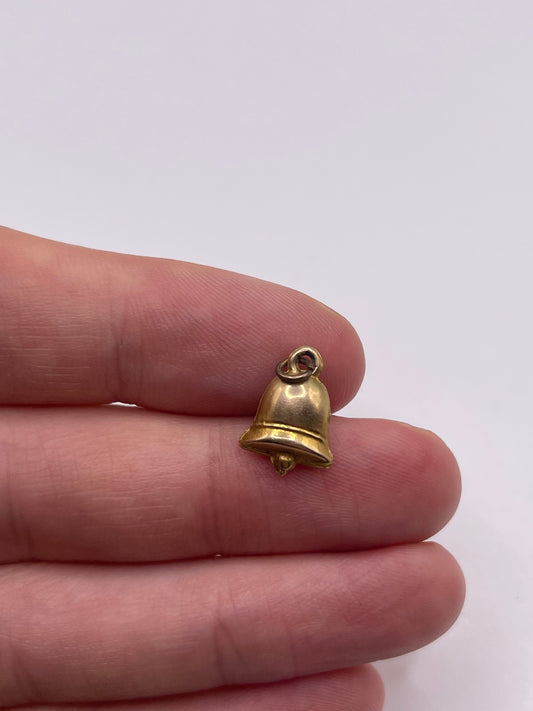 9ct gold bell charm