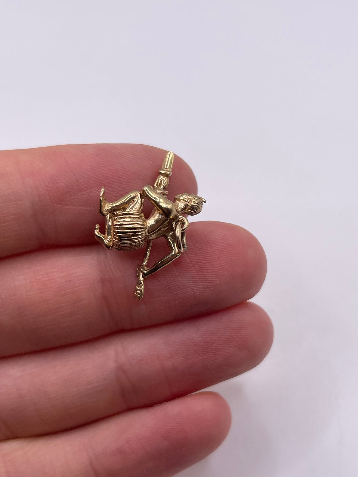 9ct gold warrior charm