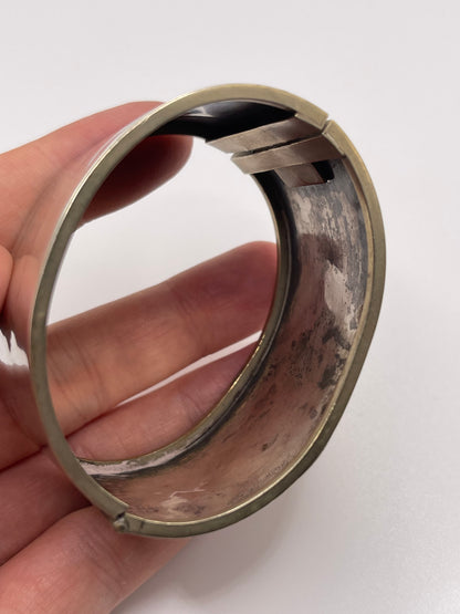 Antique silver / gold bangle