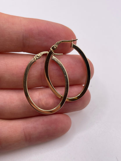 9ct gold Creole earrings
