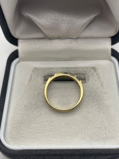 9ct gold tanzanite ring