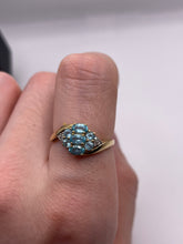 Load image into Gallery viewer, 9ct gold topaz and diamond ring
