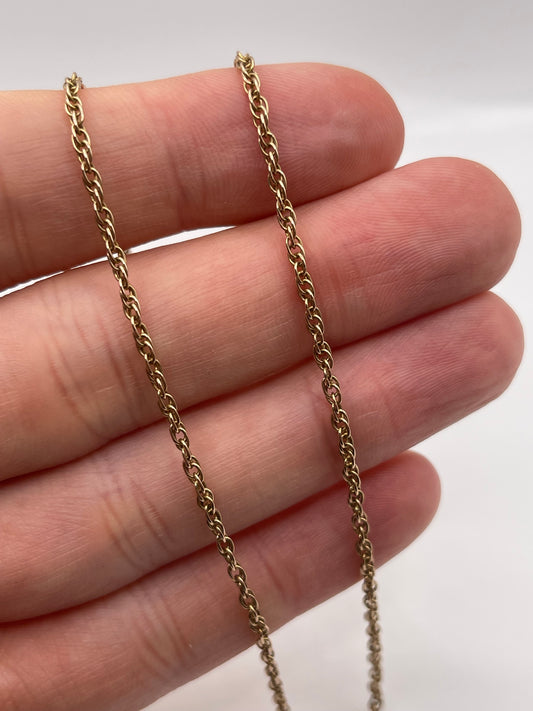 9ct gold chain 50