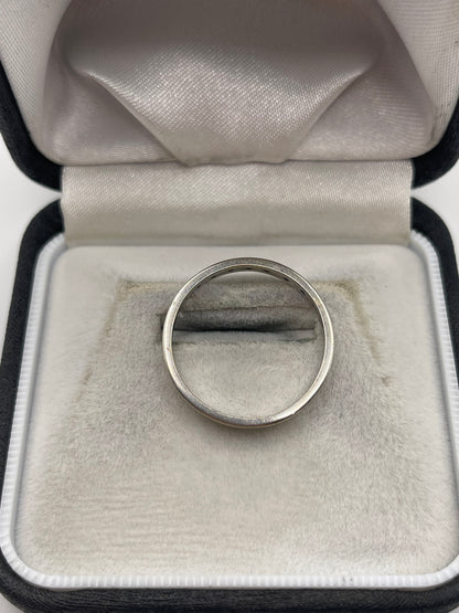 14ct white gold diamond ring