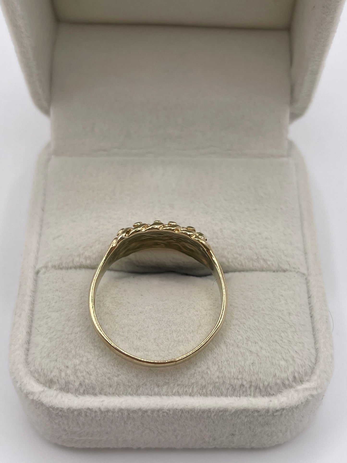 9ct gold keepers ring