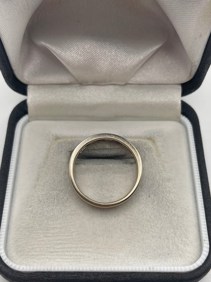 18ct white gold ruby and diamond ring