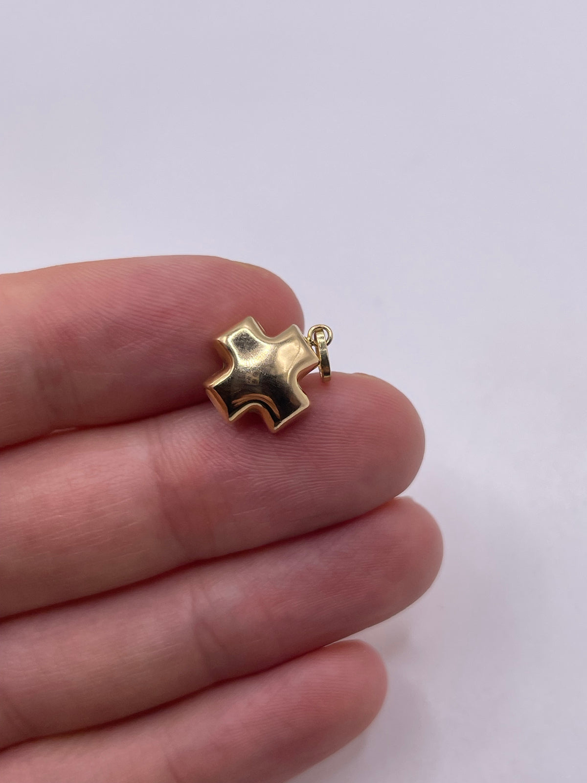 9ct gold cross charm