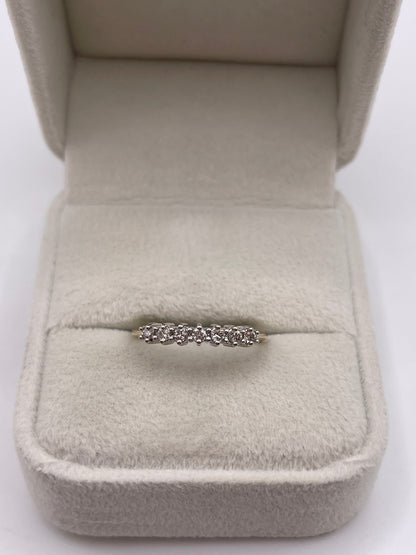 9ct gold diamond ring