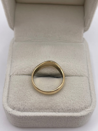 9ct gold wishbone ring
