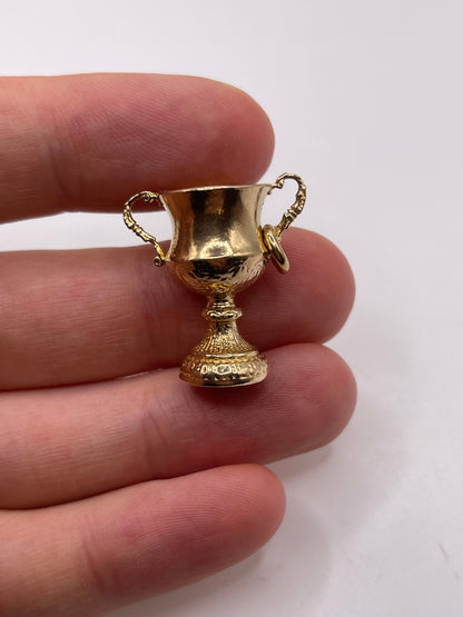 9ct gold trophy charm
