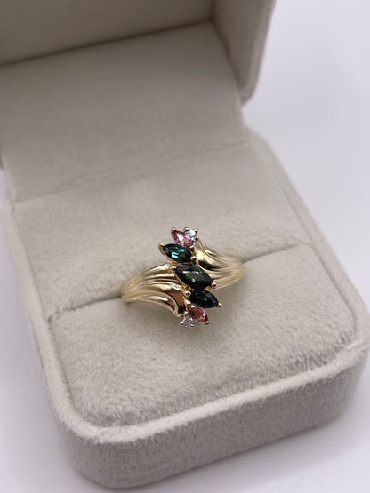 9ct gold sapphire ring