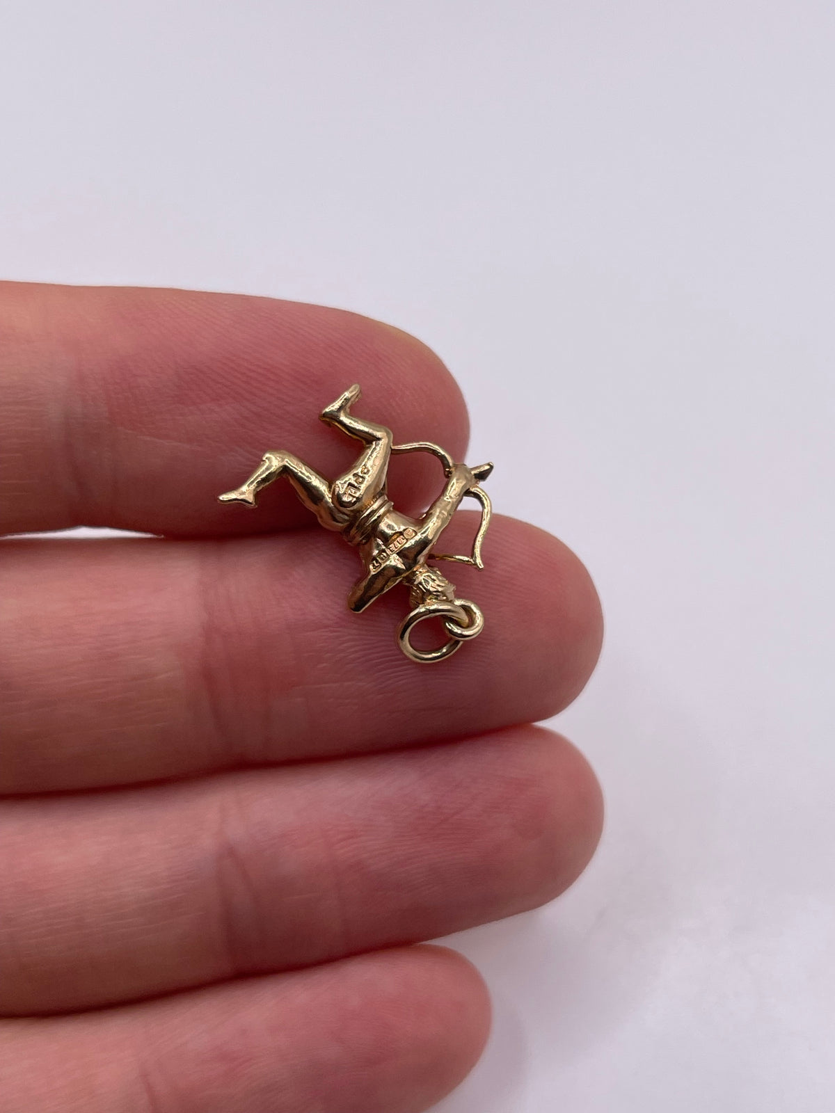 9ct gold archer charm