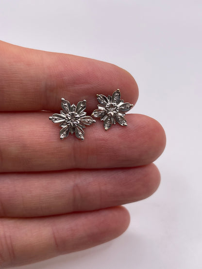 9ct gold diamond earrings