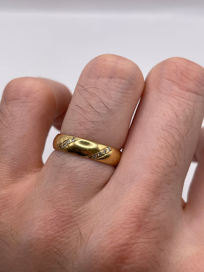 18ct gold diamond ring