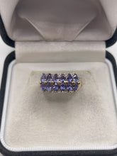 Load image into Gallery viewer, 9ct gold tanzanite and diamond ring
