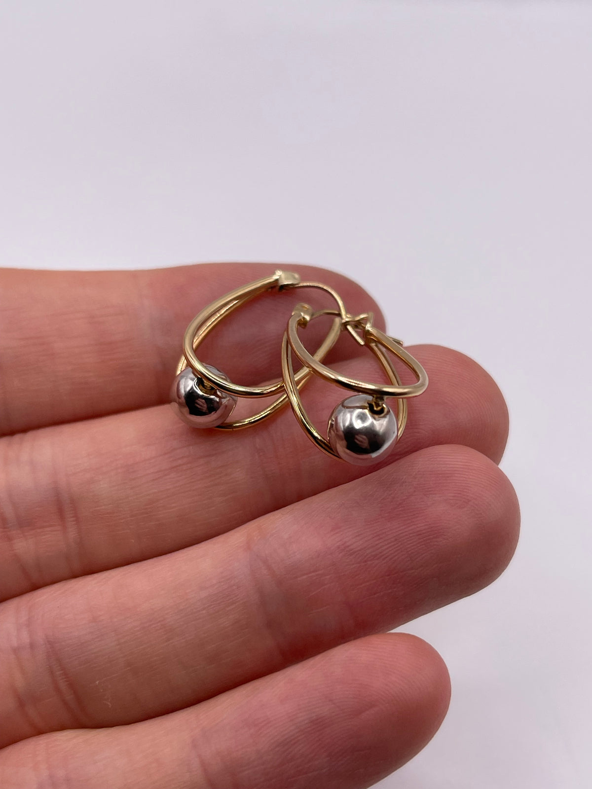 9ct gold Creole earrings