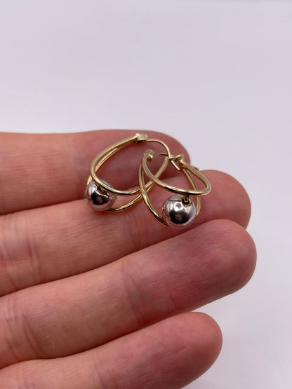 9ct gold Creole earrings