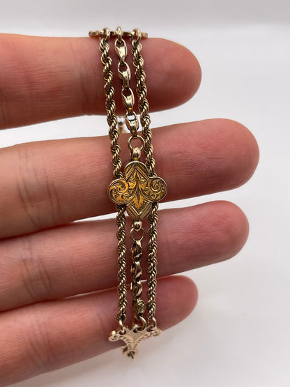 9ct rose gold bracelet