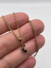 Load image into Gallery viewer, 9ct gold sapphire necklace
