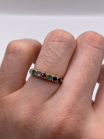 9ct gold dearest ring