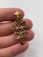 Load image into Gallery viewer, 9ct gold amethyst and opal pendant
