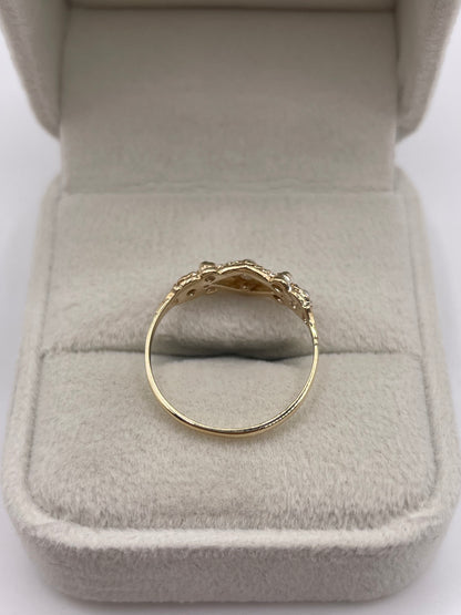 9ct gold pearl ring