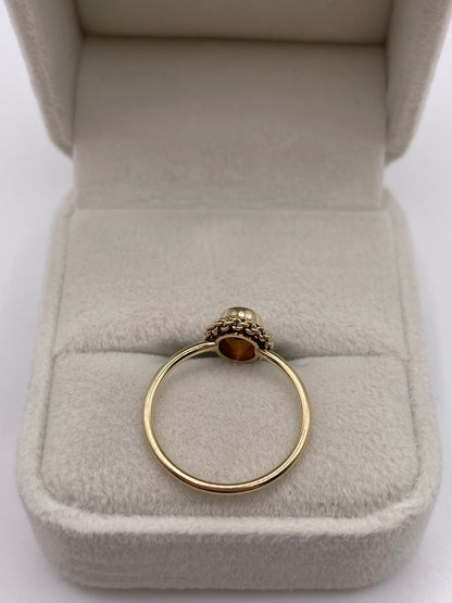 9ct gold opal ring