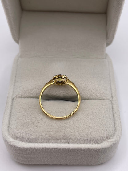 18ct gold platinum and diamond ring