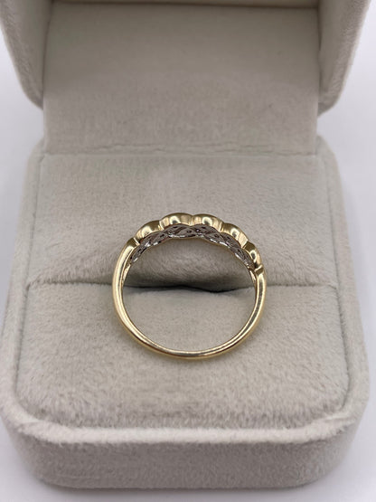 9ct gold diamond ring
