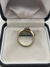 Load image into Gallery viewer, 9ct gold ruby and diamond ring
