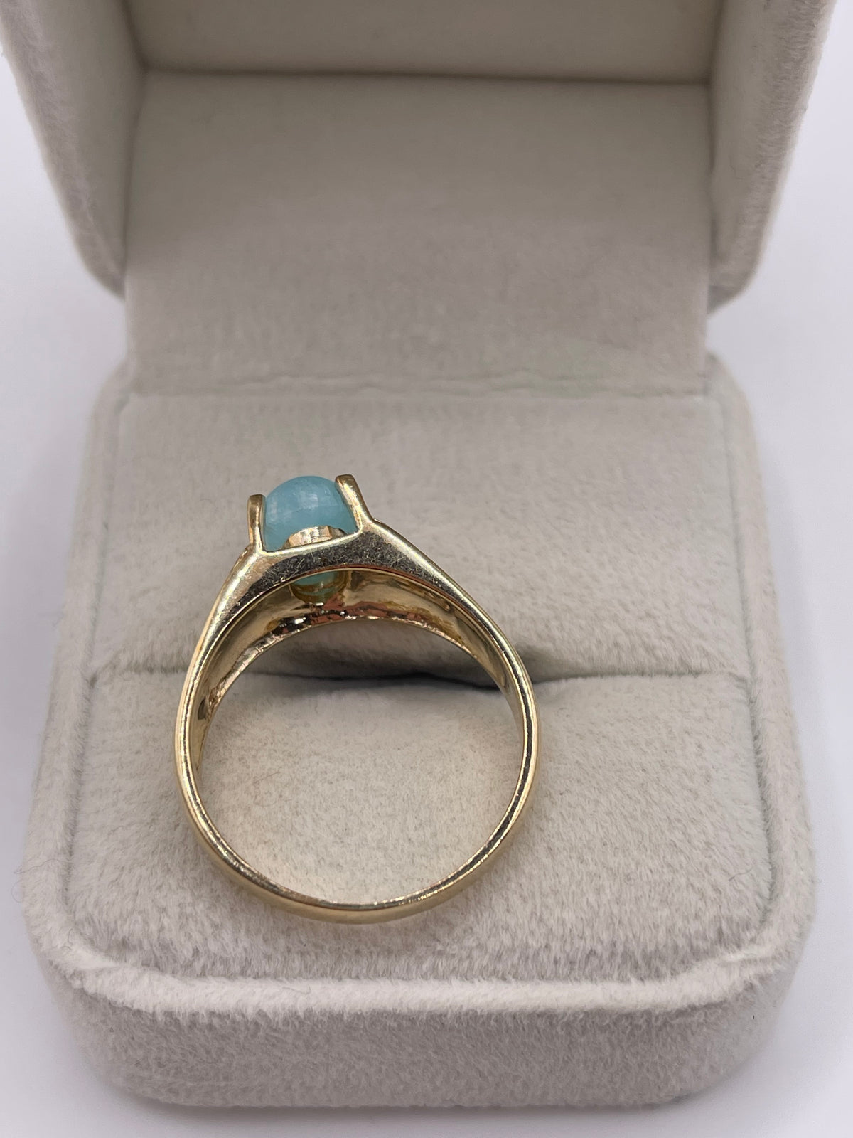9ct gold gemstone ring