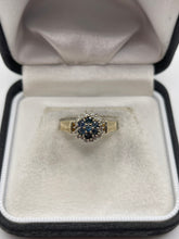 Load image into Gallery viewer, 9ct gold sapphire and diamond ring
