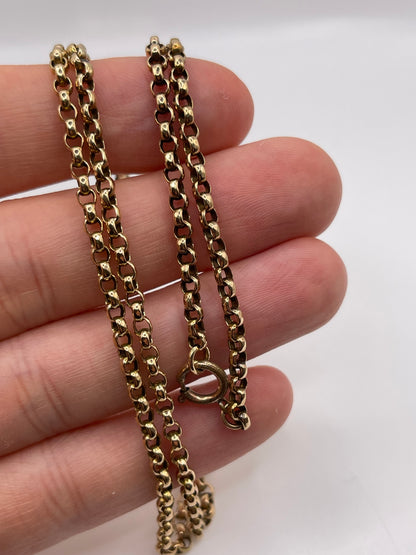 9ct rose gold chain 352