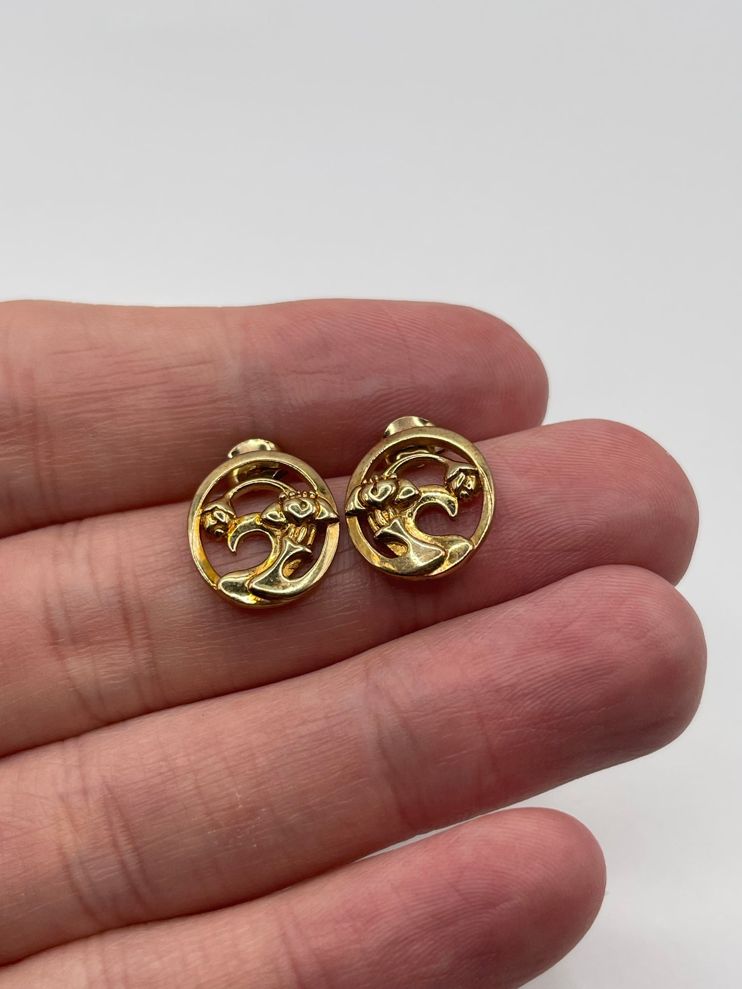 9ct gold earrings