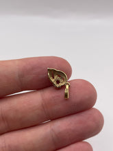 Load image into Gallery viewer, 9ct gold ruby and cz pendant

