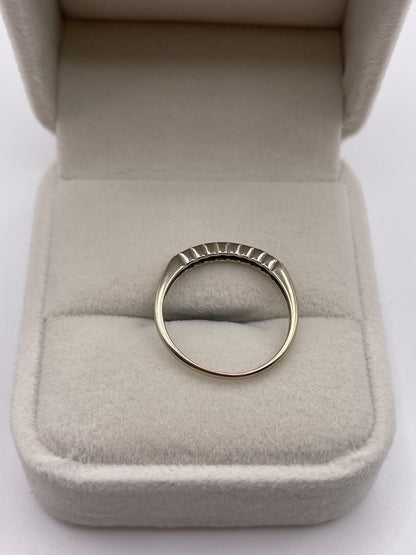 18ct white gold diamond ring