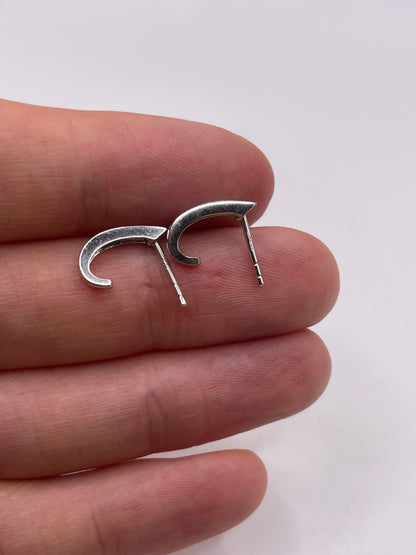 9ct white gold diamond earrings