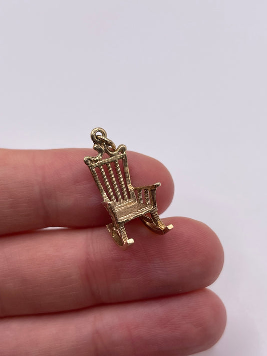 9ct gold chair charm
