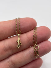 Load image into Gallery viewer, 9ct gold sapphire necklace
