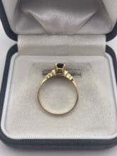 Load image into Gallery viewer, 14ct gold sapphire and diamond ring
