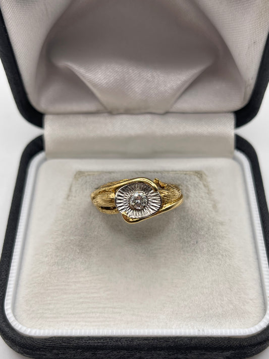 18ct gold diamond ring