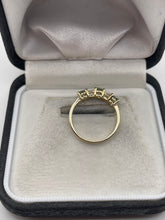 Load image into Gallery viewer, 9ct gold quartz and zircon ring
