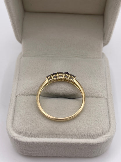 9ct gold tanzanite ring
