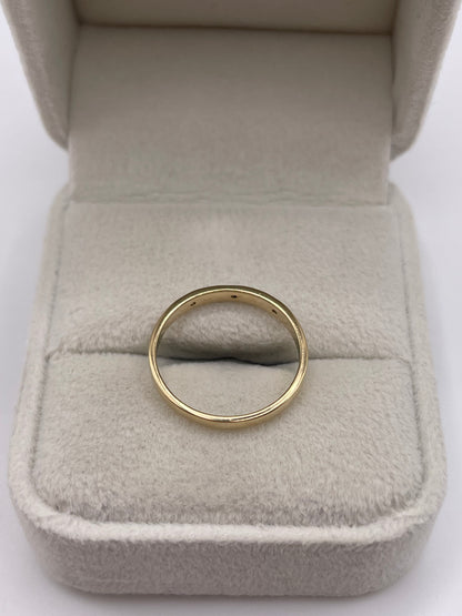 9ct gold diamond ring