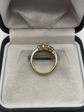 Load image into Gallery viewer, 9ct gold quartz and zircon ring
