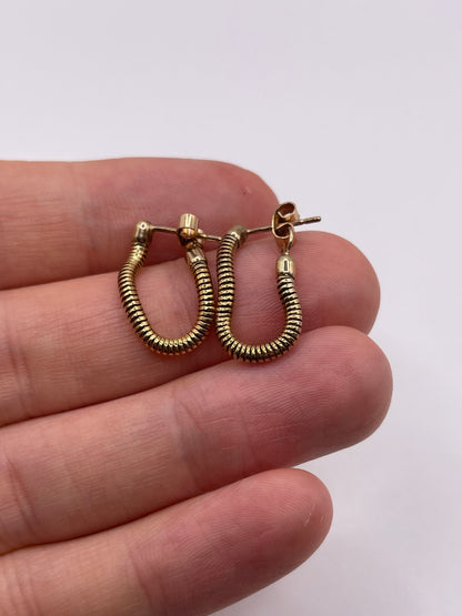 9ct gold earrings