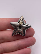 Load image into Gallery viewer, Heavy 18ct white gold diamond star pendant
